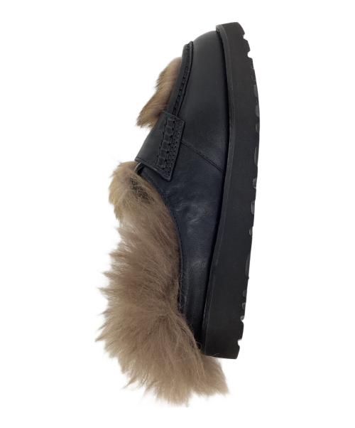 UGG（アグ）UGG (アグ) AMBUSH (アンブッシュ) ペニーローファー ブラック×ブラウン サイズ:23の古着・服飾アイテム