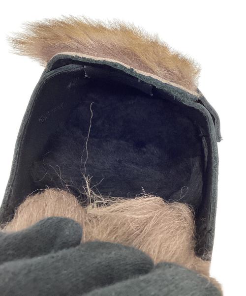 UGG（アグ）UGG (アグ) AMBUSH (アンブッシュ) ペニーローファー ブラック×ブラウン サイズ:23の古着・服飾アイテム