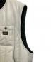 中古・古着 Dickies (ディッキーズ) SUPREME (シュプリーム) 23AW Leather Work Vest ホワイト×ブラック サイズ:M：23000円