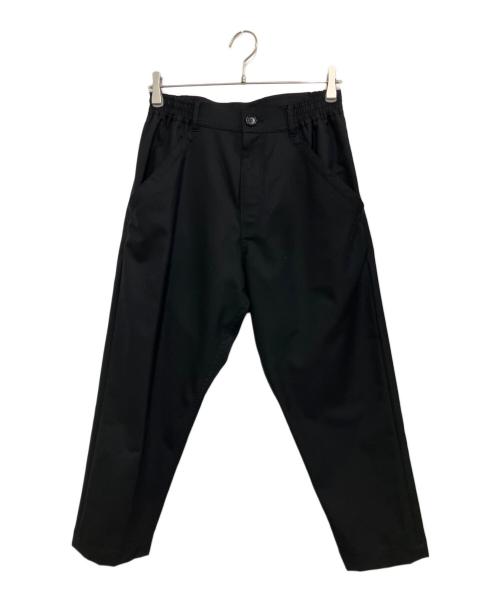 COMME des GARCONS HOMME DEUX（コムデギャルソン オム ドゥ）COMME des GARCONS HOMME DEUX (コムデギャルソン オム ドゥ) ウールギャバジンウエストギャザーパンツ ブラック サイズ:XSの古着・服飾アイテム