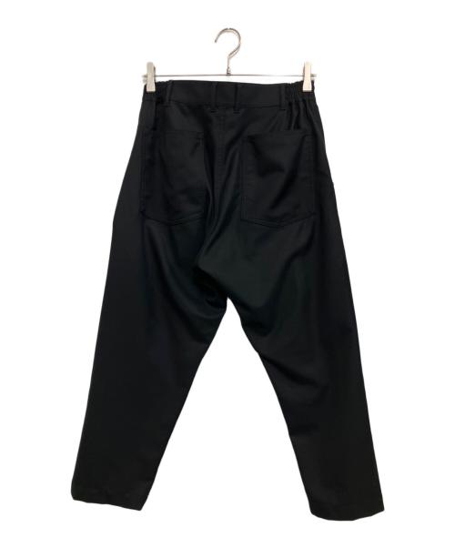 COMME des GARCONS HOMME DEUX（コムデギャルソン オム ドゥ）COMME des GARCONS HOMME DEUX (コムデギャルソン オム ドゥ) ウールギャバジンウエストギャザーパンツ ブラック サイズ:XSの古着・服飾アイテム