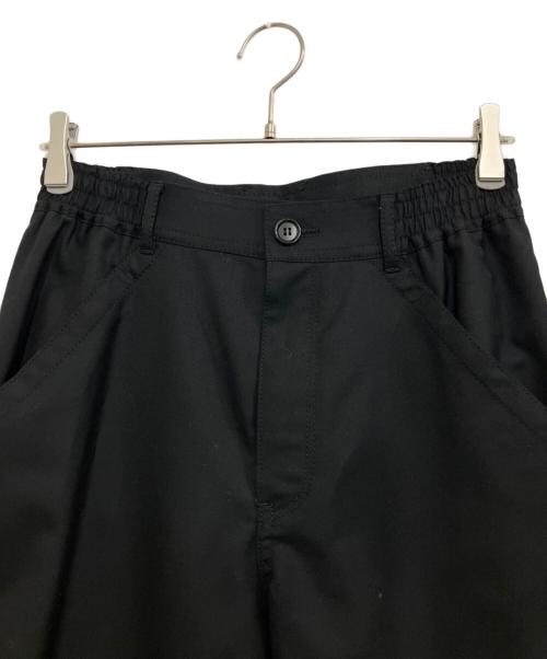COMME des GARCONS HOMME DEUX（コムデギャルソン オム ドゥ）COMME des GARCONS HOMME DEUX (コムデギャルソン オム ドゥ) ウールギャバジンウエストギャザーパンツ ブラック サイズ:XSの古着・服飾アイテム