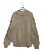 TODAYFULトゥデイフル）の古着「Roundhem Linen Knit」｜ベージュ