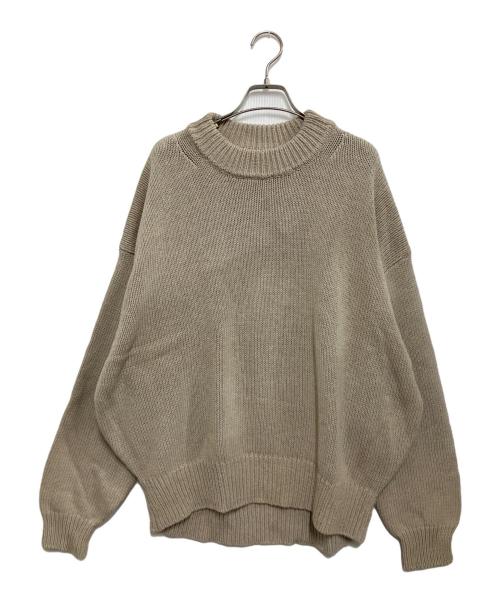 TODAYFUL（トゥデイフル）TODAYFUL (トゥデイフル) Roundhem Linen Knit ベージュ サイズ:freeの古着・服飾アイテム