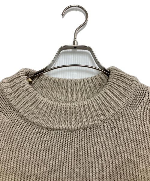 TODAYFUL（トゥデイフル）TODAYFUL (トゥデイフル) Roundhem Linen Knit ベージュ サイズ:freeの古着・服飾アイテム