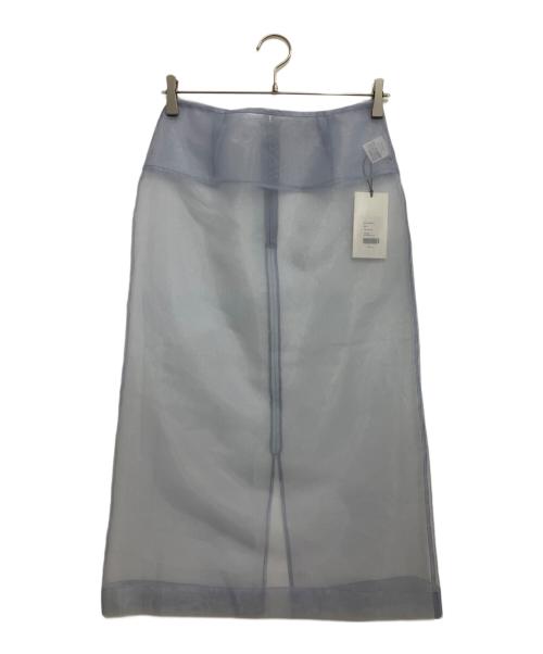 JSELF（ジゼルフ）JSELF (ジゼルフ) Sheer Layered Skirt ブラック/スカイブルー サイズ:1 未使用品の古着・服飾アイテム