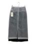 JSELF (ジゼルフ) Sheer Layered Skirt ブラック/スカイブルー サイズ:1 未使用品：11000円