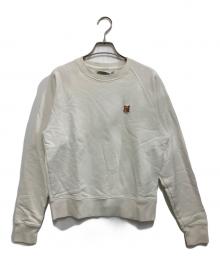 maison kitsune（メゾンキツネ）の古着「スウェット」｜ホワイト
