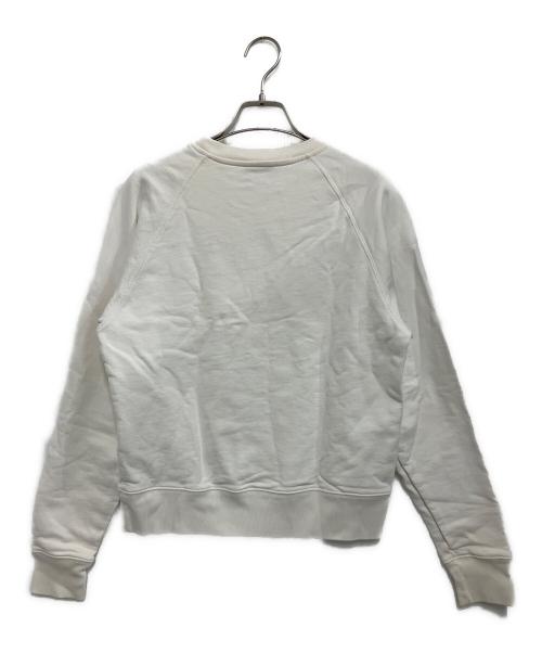 maison kitsune（メゾンキツネ）maison kitsune (メゾンキツネ) スウェット ホワイト サイズ:Sの古着・服飾アイテム