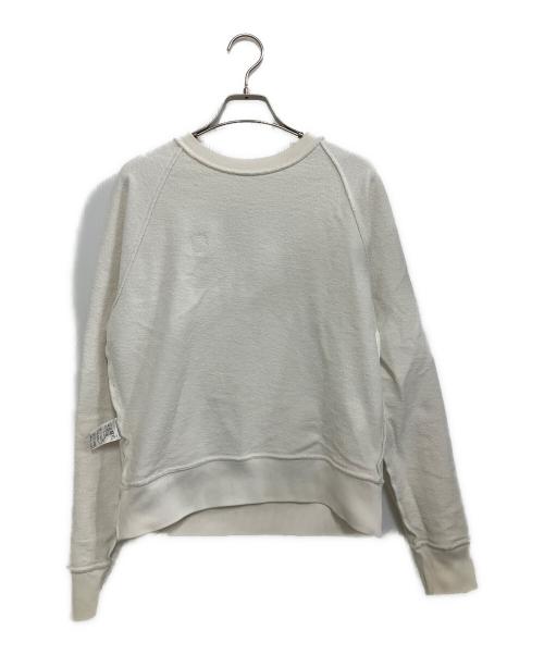 maison kitsune（メゾンキツネ）maison kitsune (メゾンキツネ) スウェット ホワイト サイズ:Sの古着・服飾アイテム