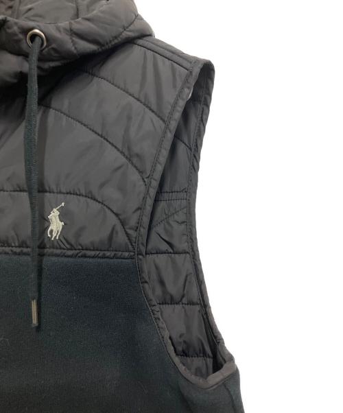POLO RALPH LAUREN（ポロ・ラルフローレン）POLO RALPH LAUREN (ポロ・ラルフローレン) 中綿ベスト ブラック サイズ:Mの古着・服飾アイテム