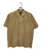 stussyステューシー）の古着「90s半袖シャツ」｜ベージュ