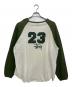 stussy (ステューシー) 90s長袖Tシャツ ホワイト×グリーン サイズ:M：8000円
