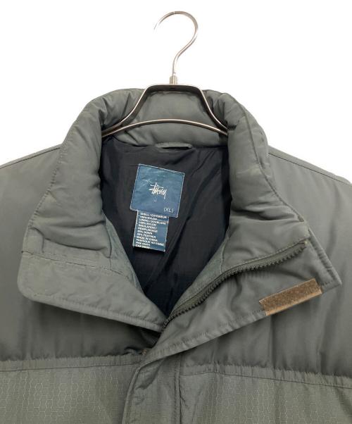 stussy（ステューシー）stussy (ステューシー) ダウンジャケット グレー サイズ:XLの古着・服飾アイテム
