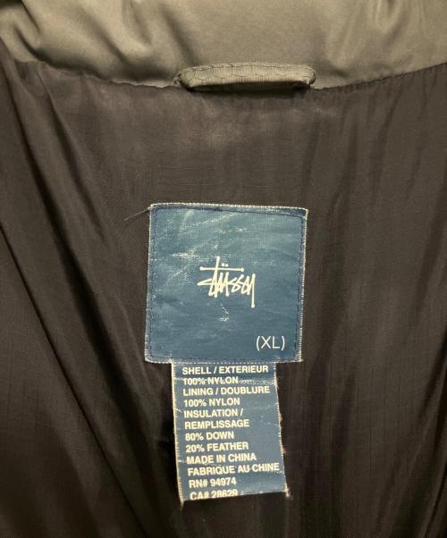 stussy（ステューシー）stussy (ステューシー) ダウンジャケット グレー サイズ:XLの古着・服飾アイテム