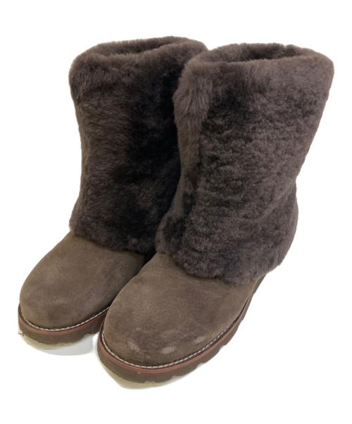 UGG（アグ）UGG (アグ) ムートンブーツ ブラウン サイズ:24の古着・服飾アイテム