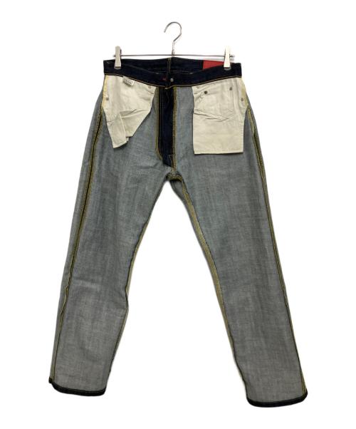 CUNE（キューン）CUNE (キューン) 4連うさぎ デニムパンツ ネイビー サイズ:86cm (W34)の古着・服飾アイテム