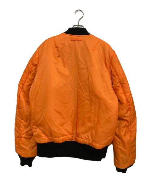 ALPHA（アルファ）ALPHA (アルファ) MA-1ジャケット ブラック/オレンジ サイズ:XLの古着・服飾アイテム