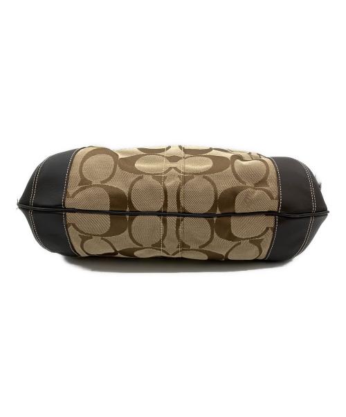 COACH（コーチ）COACH (コーチ) ワンショルダーバッグ ベージュ×ブラウンの古着・服飾アイテム