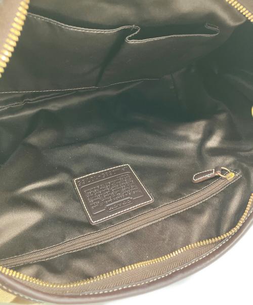COACH（コーチ）COACH (コーチ) ワンショルダーバッグ ベージュ×ブラウンの古着・服飾アイテム