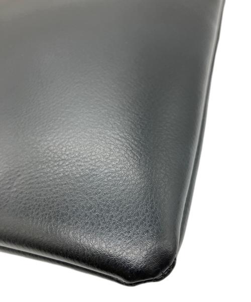 Calvin Klein（カルバンクライン）Calvin Klein (カルバンクライン) レザートートバッグ ブラックの古着・服飾アイテム