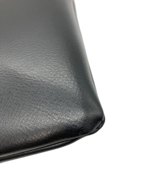 Calvin Klein（カルバンクライン）Calvin Klein (カルバンクライン) レザートートバッグ ブラックの古着・服飾アイテム