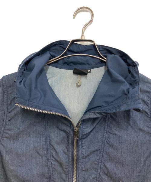 THE NORTH FACE（ザ ノース フェイス）THE NORTH FACE (ザ ノース フェイス) ナイロンデニムコンパクトジャケット ブルー サイズ:Mの古着・服飾アイテム