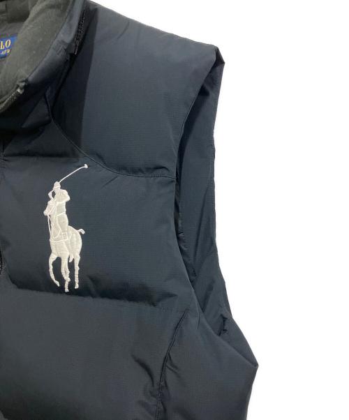 POLO RALPH LAUREN（ポロ・ラルフローレン）POLO RALPH LAUREN (ポロ・ラルフローレン) ビッグポニーダウンベスト ブラック サイズ:Mの古着・服飾アイテム