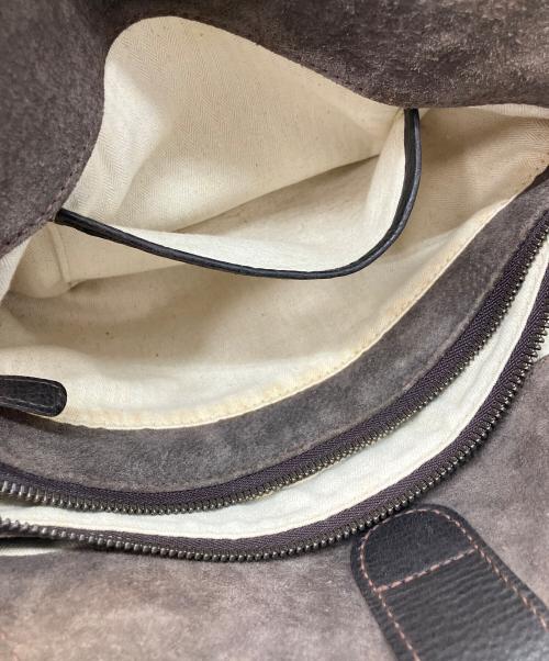 genten（ゲンテン）genten (ゲンテン) トートバッグ ダークブラウンの古着・服飾アイテム