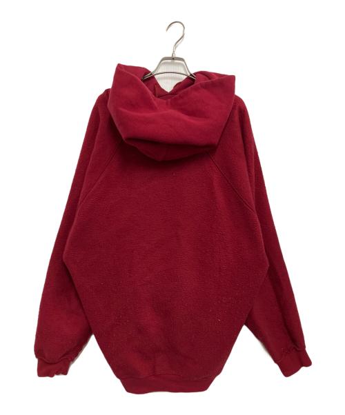 adidas（アディダス）adidas (アディダス) 80sロゴフーディー レッド サイズ:Lの古着・服飾アイテム