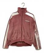 adidasアディダス）の古着「W ADIBREAK VELOUR TT」｜ピンク