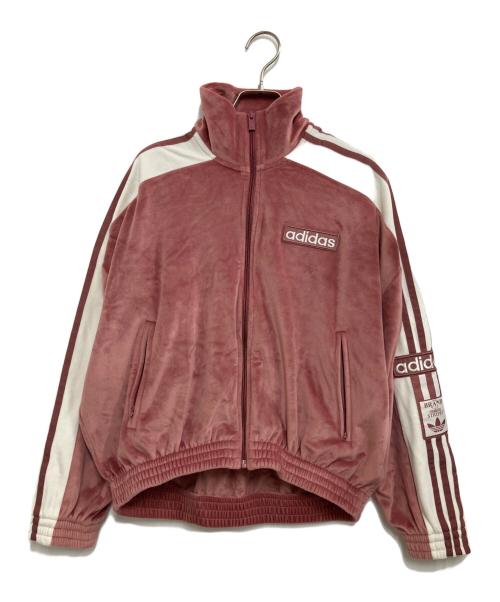 adidas（アディダス）adidas (アディダス) W ADIBREAK VELOUR TT ピンク サイズ:Sの古着・服飾アイテム