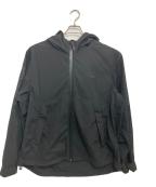 BLACK LABEL CRESTBRIDGEブラックレーベル クレストブリッジ）の古着「ペーパーライクマイクロリップストップパーカー」｜ブラック