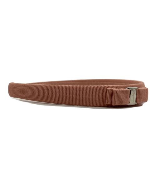 Salvatore Ferragamo（サルヴァトーレ フェラガモ）Salvatore Ferragamo (サルヴァトーレ フェラガモ) カチューシャ ピンクの古着・服飾アイテム