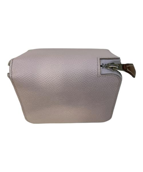 HERMES（エルメス）HERMES (エルメス) ラウンドファスナー財布 ピンクの古着・服飾アイテム