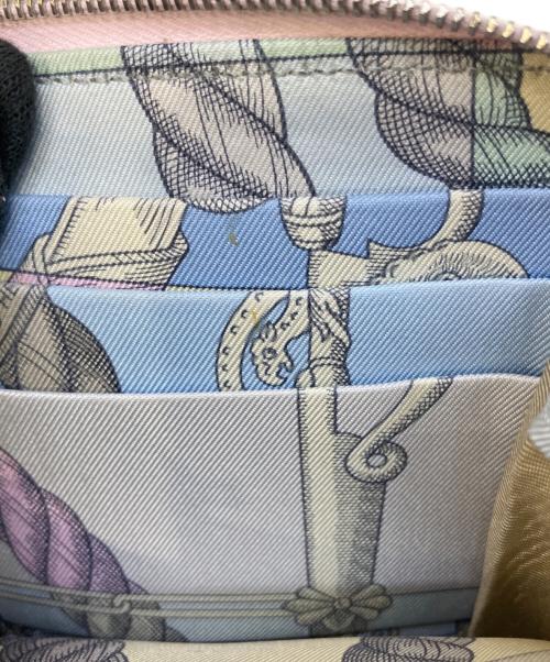 HERMES（エルメス）HERMES (エルメス) ラウンドファスナー財布 ピンクの古着・服飾アイテム