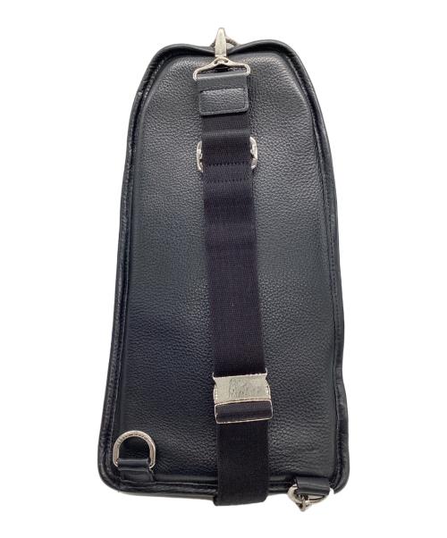 PELLE MORBIDA（ペッレモルビダ）PELLE MORBIDA (ペッレモルビダ) ボディバッグ ネイビーの古着・服飾アイテム