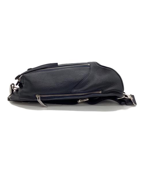 PELLE MORBIDA（ペッレモルビダ）PELLE MORBIDA (ペッレモルビダ) ボディバッグ ネイビーの古着・服飾アイテム