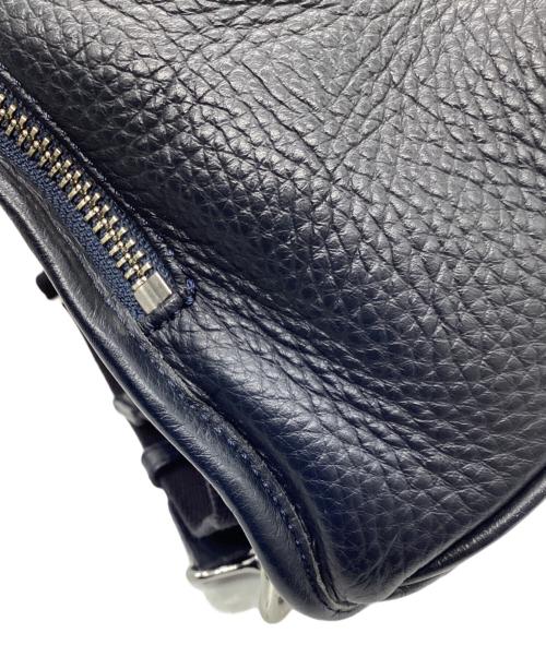 PELLE MORBIDA（ペッレモルビダ）PELLE MORBIDA (ペッレモルビダ) ボディバッグ ネイビーの古着・服飾アイテム