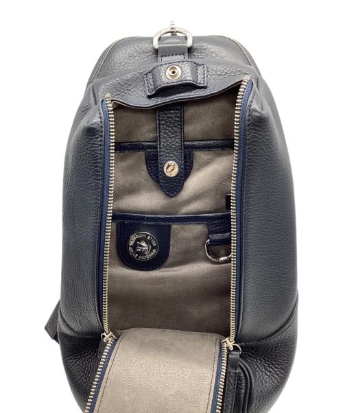 PELLE MORBIDA（ペッレモルビダ）PELLE MORBIDA (ペッレモルビダ) ボディバッグ ネイビーの古着・服飾アイテム