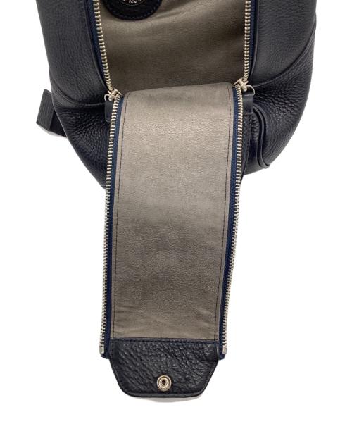 PELLE MORBIDA（ペッレモルビダ）PELLE MORBIDA (ペッレモルビダ) ボディバッグ ネイビーの古着・服飾アイテム