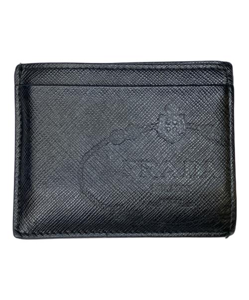 PRADA（プラダ）PRADA (プラダ) カードケース ブラックの古着・服飾アイテム