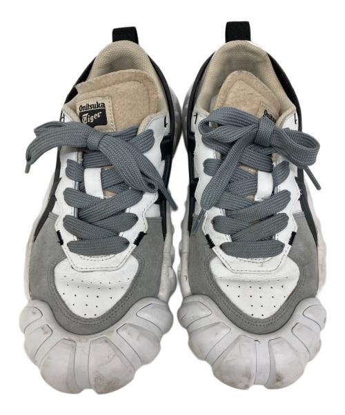 Onitsuka Tiger（オニツカタイガー）Onitsuka Tiger (オニツカタイガー) DENTIGRE LS ホワイト×グレー サイズ:26の古着・服飾アイテム