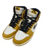 NIKEナイキ）の古着「ハイカットスニーカー」｜イエロー