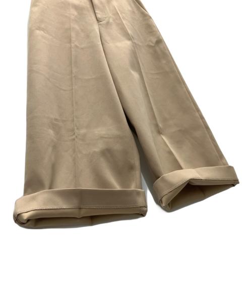 ebure（エブール）ebure (エブール) ワイドパンツ ベージュ サイズ:SIZE36の古着・服飾アイテム