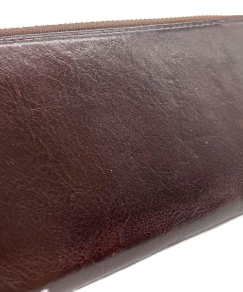cocomeister（ココマイスター）COCOMEISTER (ココマイスター) ラウンドファスナー長財布 ダークブラウンの古着・服飾アイテム