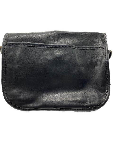 SLOW（スロウ）SLOW (スロウ) ショルダーレザーバッグ ブラックの古着・服飾アイテム