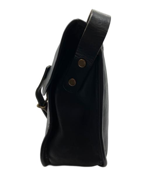 SLOW（スロウ）SLOW (スロウ) ショルダーレザーバッグ ブラックの古着・服飾アイテム