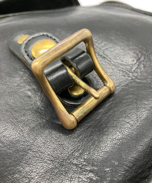 SLOW（スロウ）SLOW (スロウ) ショルダーレザーバッグ ブラックの古着・服飾アイテム