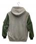 中古・古着 COMME des GARCONS HOMME (コムデギャルソン オム) MA-1 SLEEVE PARKA グリーン×グレー サイズ:S：25000円